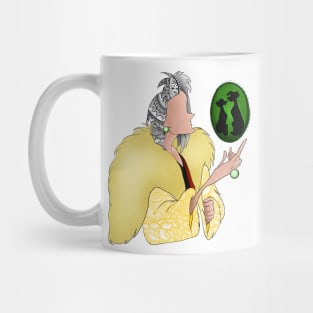 Cruella del vil mandala Mug